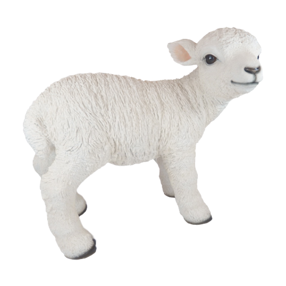 Venkovní zvířátka - Jehně stojící polyresinové 39cm