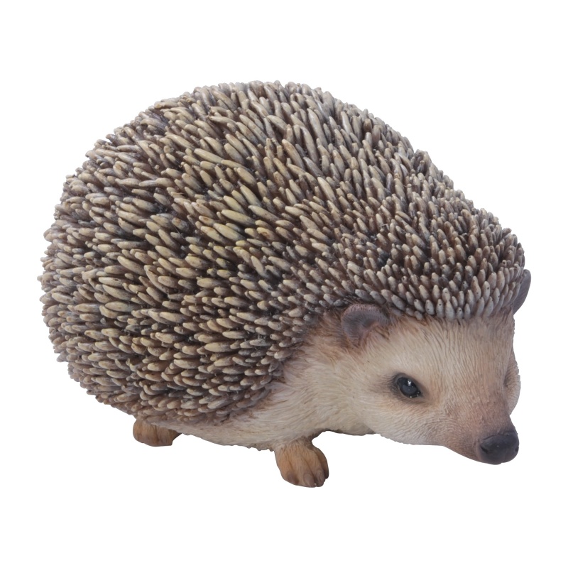 Dekorační figurky zvířat - Ježek polyresinový 13cm