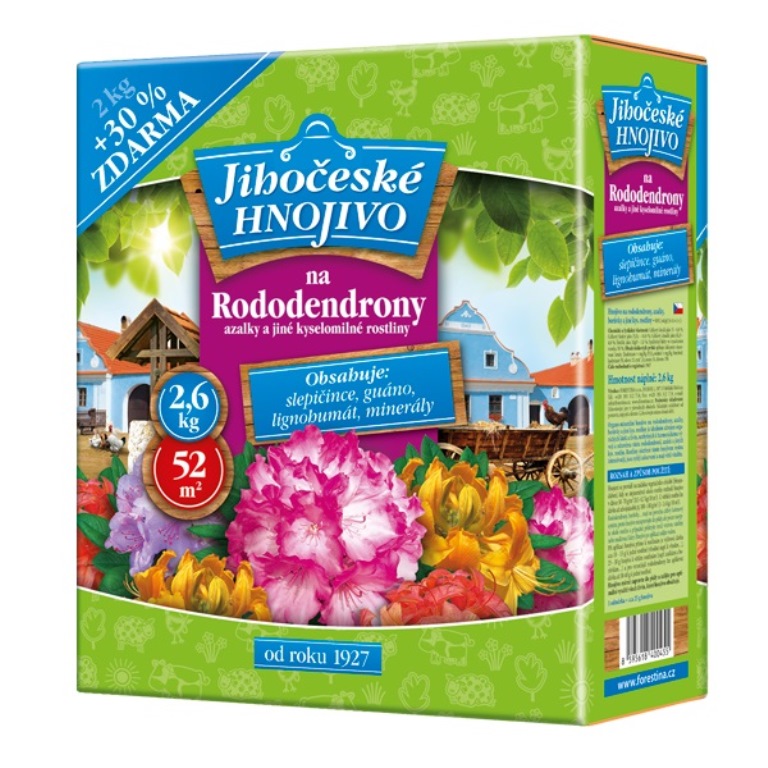 Hnojiva - Jihočeské hnojivo na azalky a rododendrony 2kg
