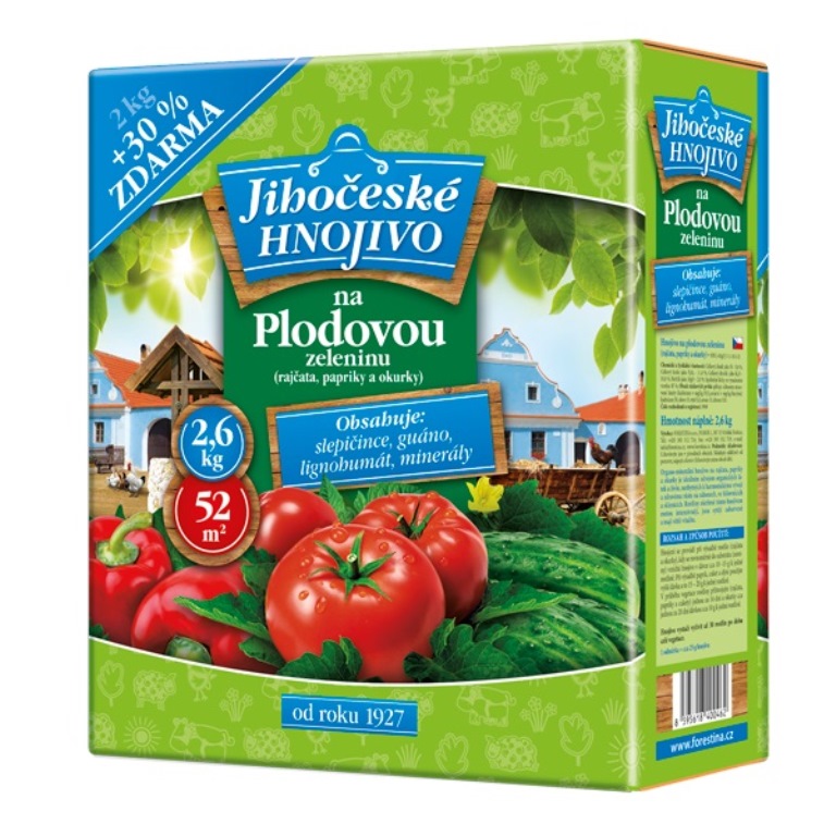 Hnojiva - Jihočeské hnojivo na plodovou zeleninu 2kg