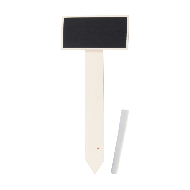 Předpěstování - Jmenovka dřevěný zápich s křídou 4ks