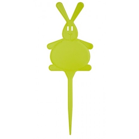 Předpěstování - Jmenovka plastová  5ks zajíc zelená