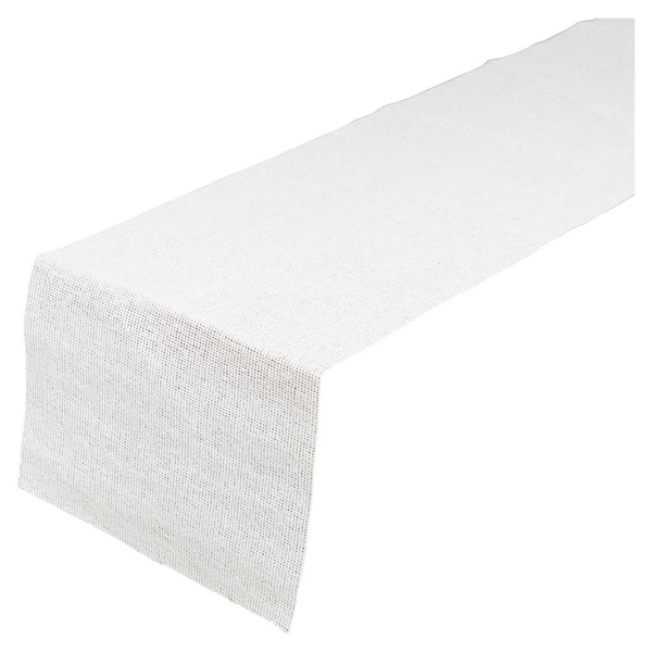 Polštáře a deky - Juta běhoun role 0,3x3m bílá