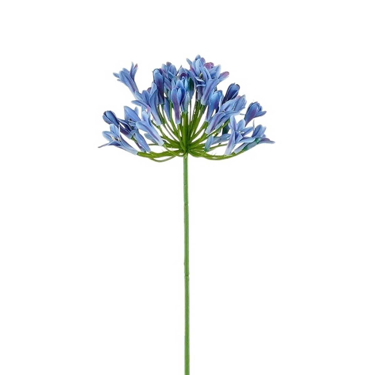 Letní umělé květiny - Kalokvět řezaný umělý modrý 75cm