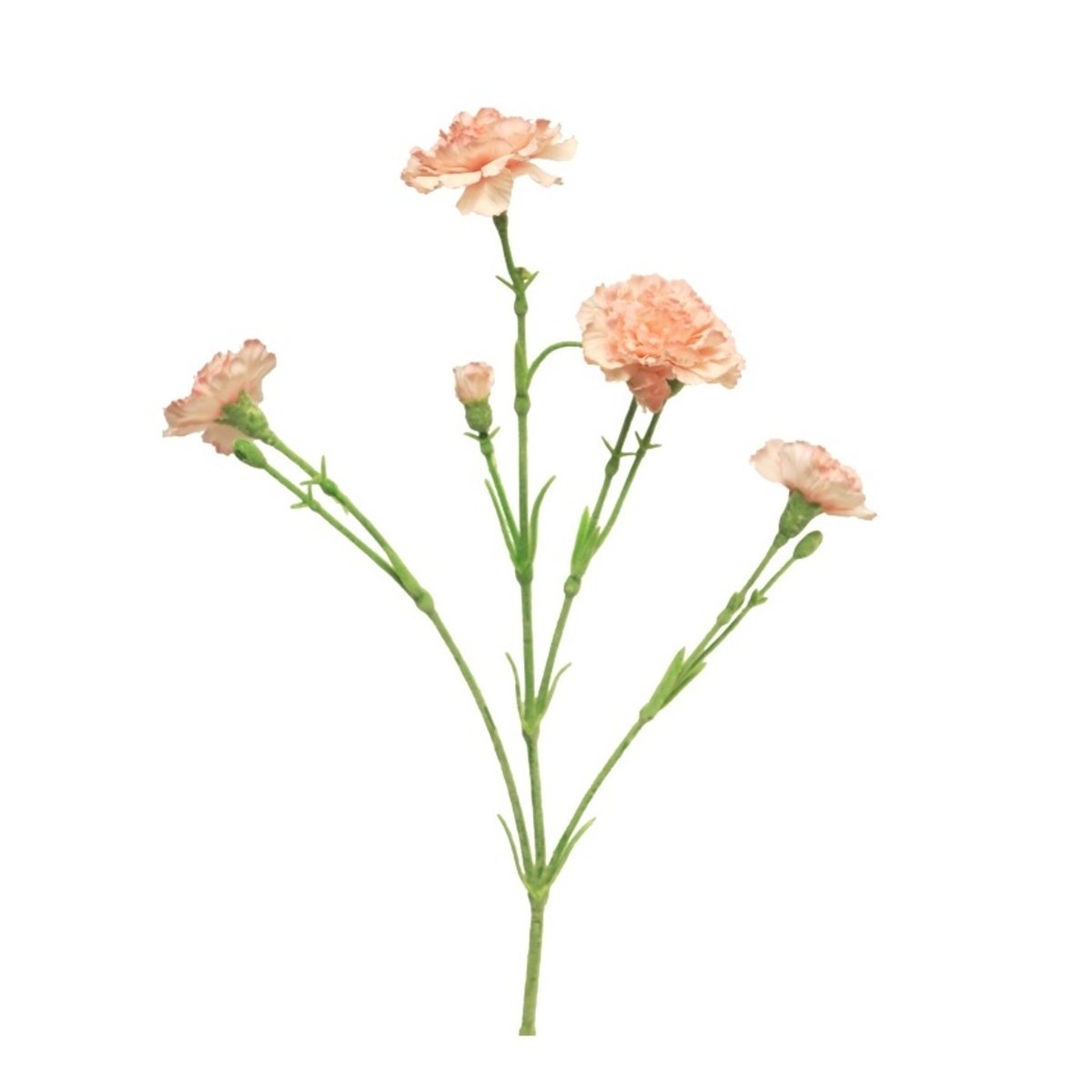 Letní umělé květiny - Karafiát mini CHARLY umělý růžový 62cm