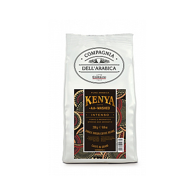 Nápoje - Káva Corsini Kenya AA Washed zrnková 250g