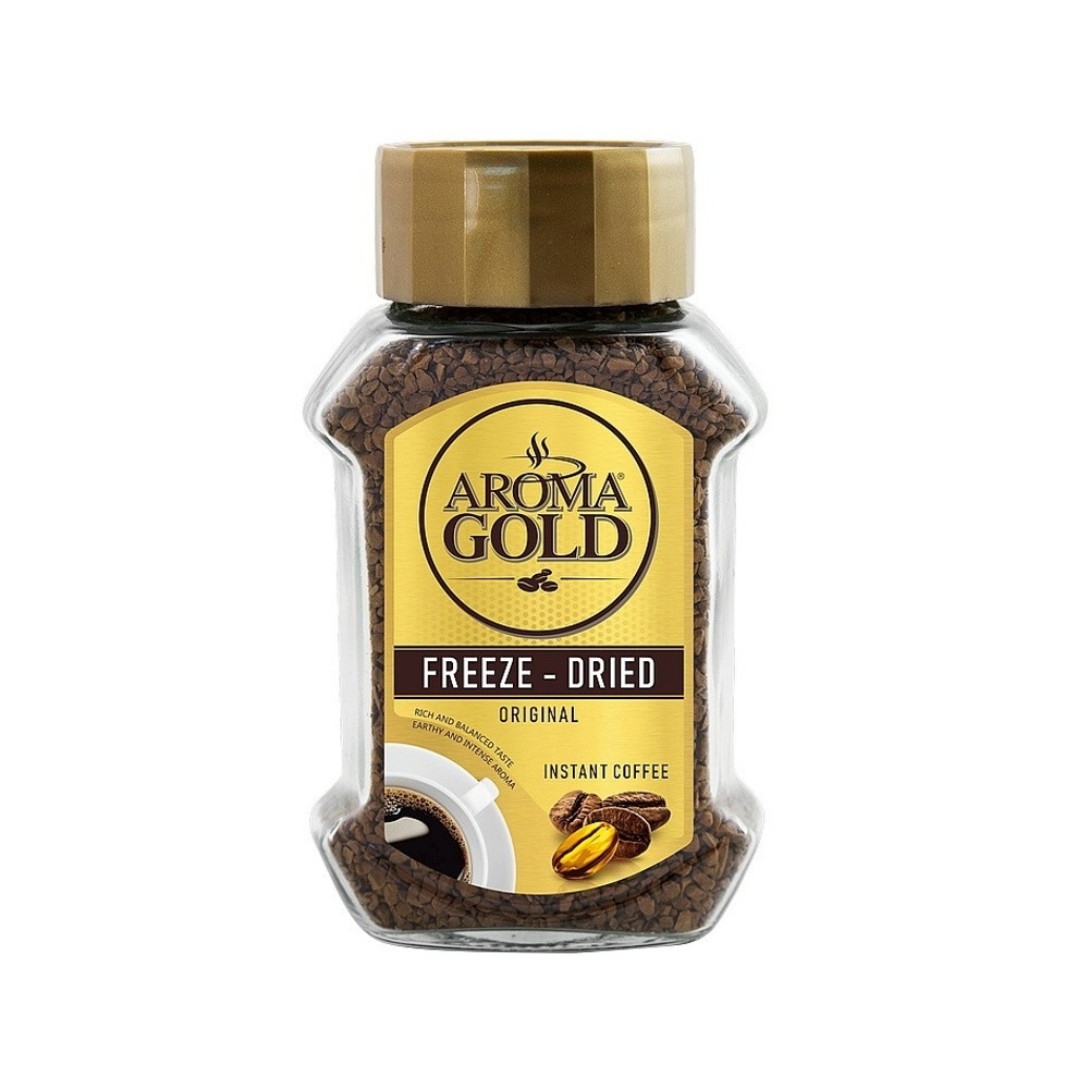 Nápoje - Kává instantní Original AROMA GOLD 100g