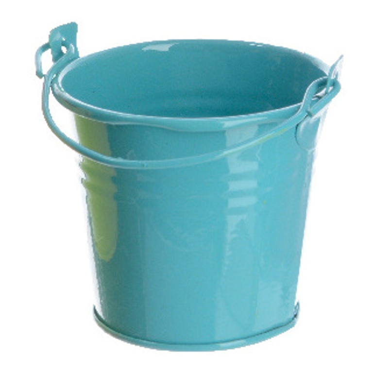 Kbelík pozinkový 1 ucho 6cm mix barev-3