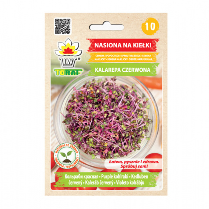 Klíčky - Kedluben červený na klíčky 10g