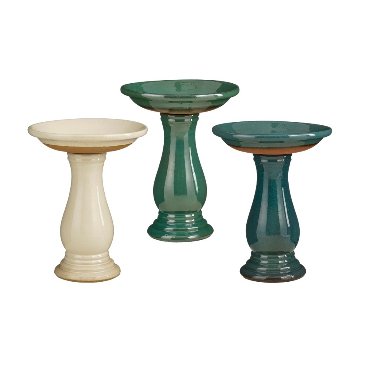 Krmítka, budky, domečky - Keramické pítko na noze mix 60cm