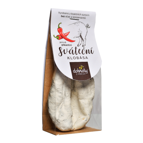 Masa a paštiky - Klobása sváteční jemně pikantní 2ks