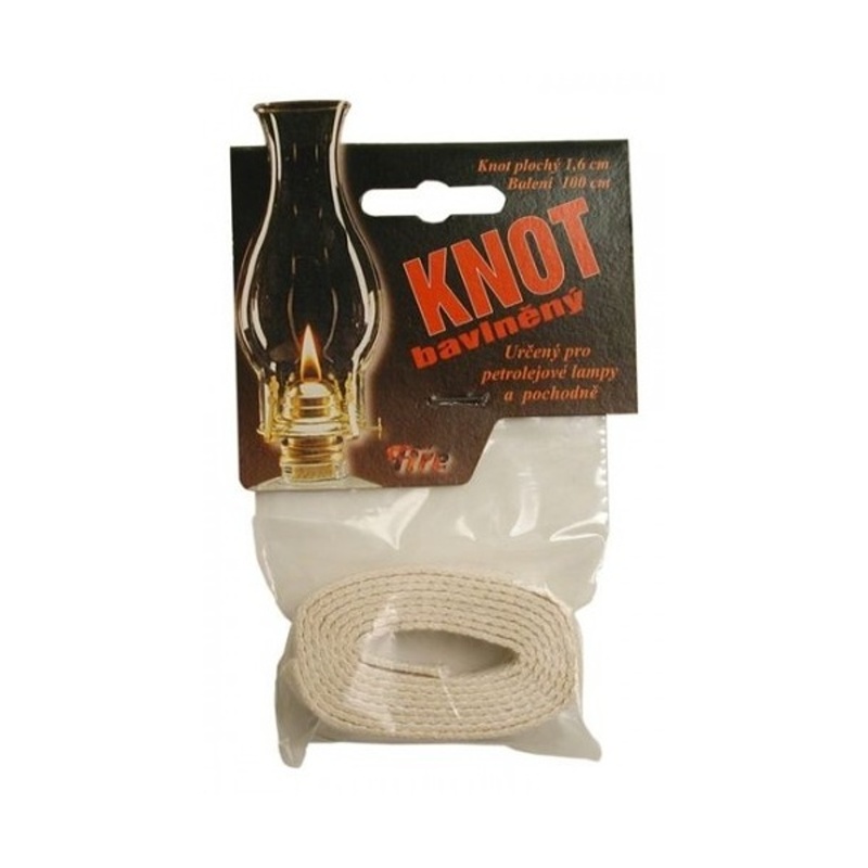 Doplňky do zahrady - Knot plochý bavlněný 16mm
