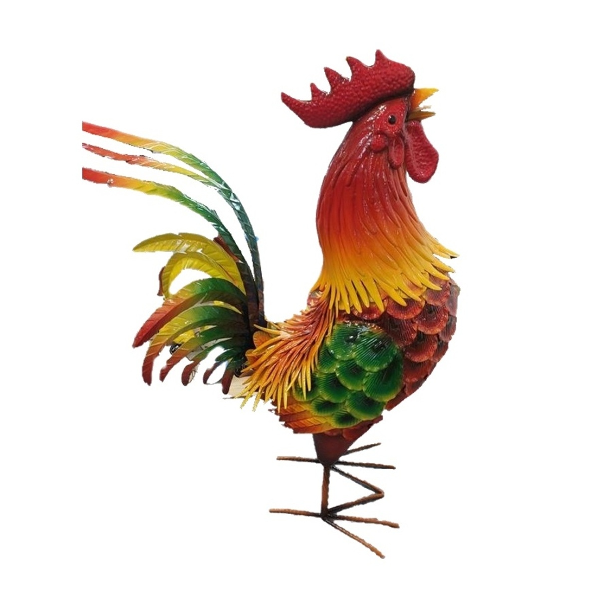 Kovové dekorace - Kohout kovový 112cm