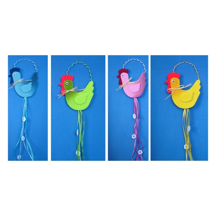 Velikonoce - Kohout závěsný, mix 70cm