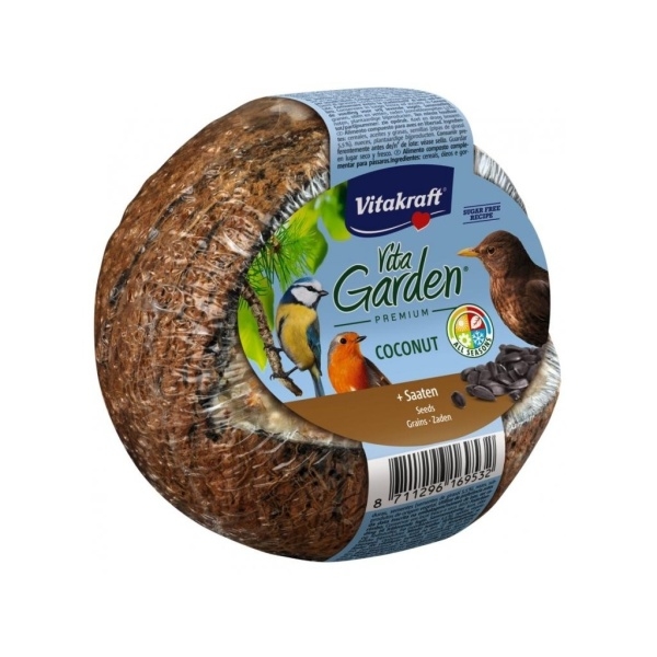 Krmítka, budky, domečky - Kokos plněný semínky VITA GARDEN