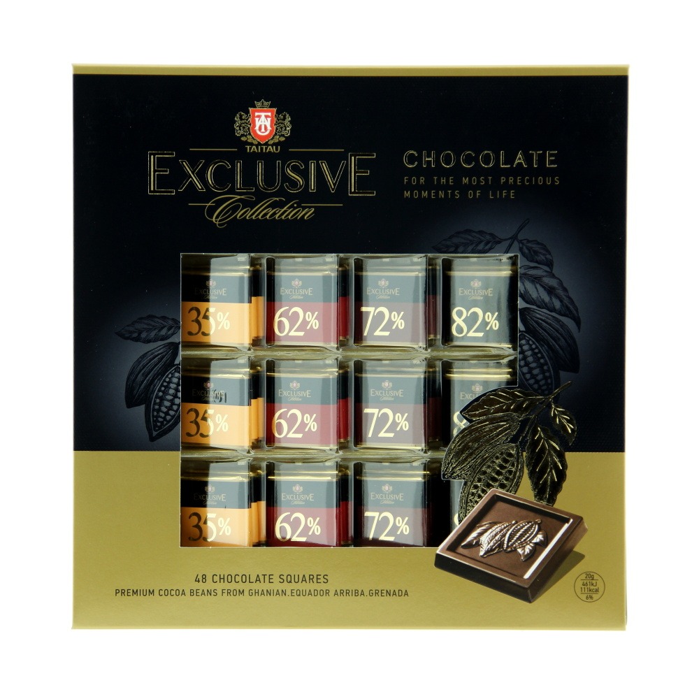 Čokoládové pochoutky - Kolekce mini čokolád Exclusive Collection TAITAU 240g