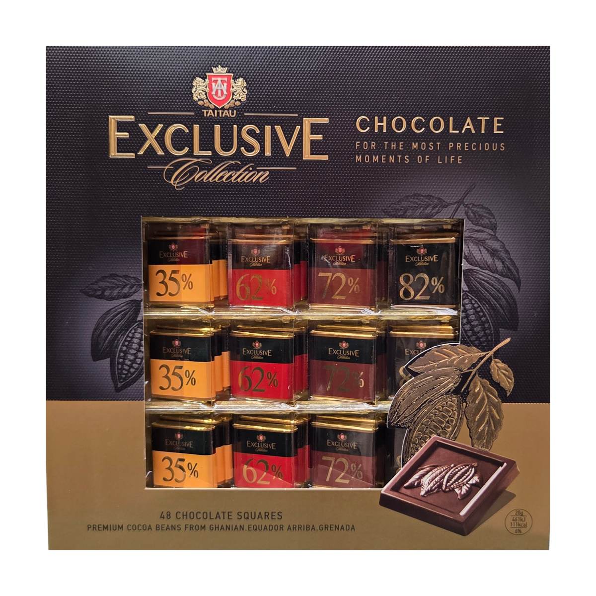 Čokoládové pochoutky - Kolekce mini čokolád Exclusive Collection TAITAU 240g