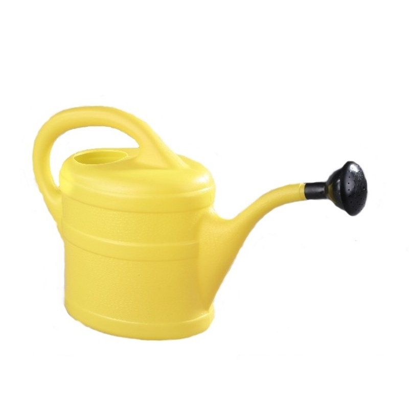 Zálivka a hadice - Konev 5l plastová s růžicí žlutá