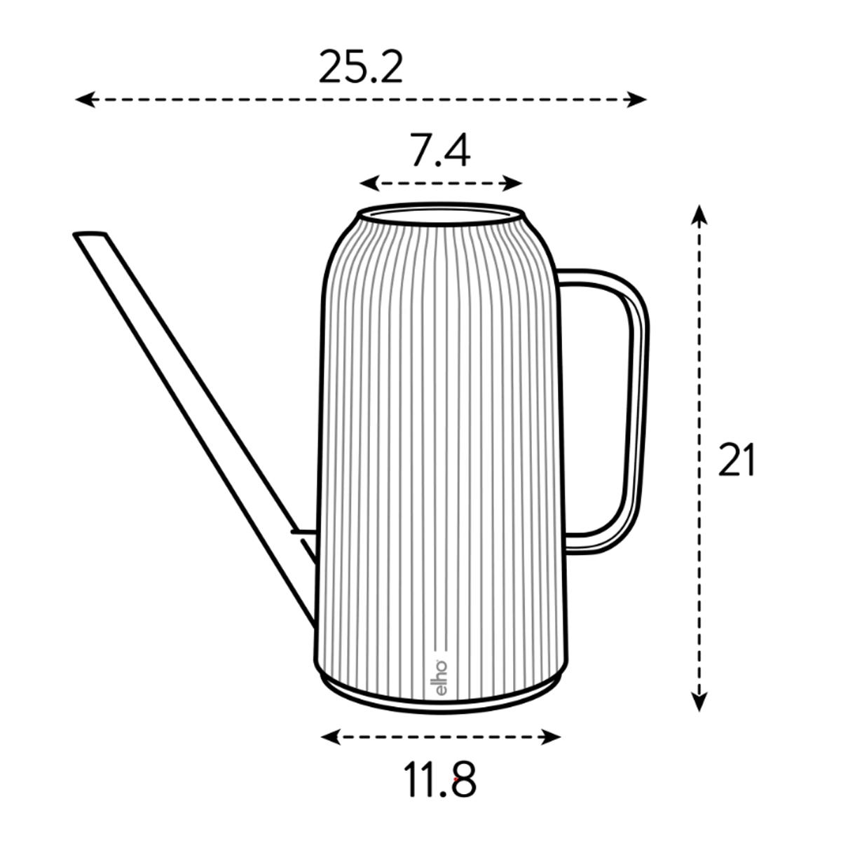 Konvička ELHO Vibes Fold bílá 1,7l-1