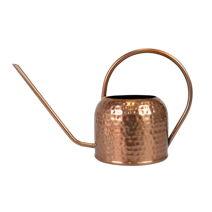 Zálivka a hadice - Konvička pokojová kovová KODY růžovo-zlatá 16cm