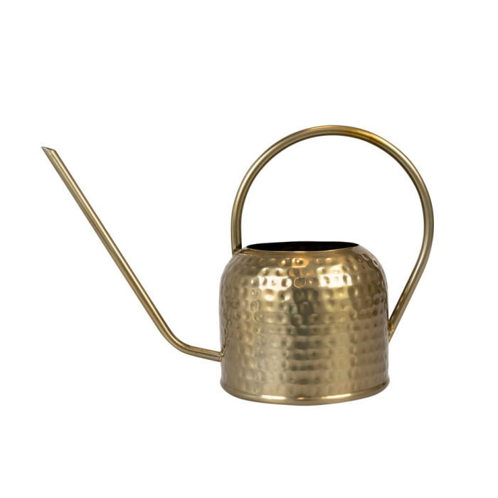 Zálivka a hadice - Konvička pokojová kovová KODY zlatá 16cm
