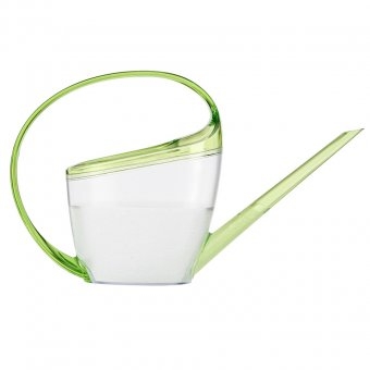 Zálivka a hadice - Konvička Scheurich LOOP TRANSPARENT/GREEN 087/03 plastová