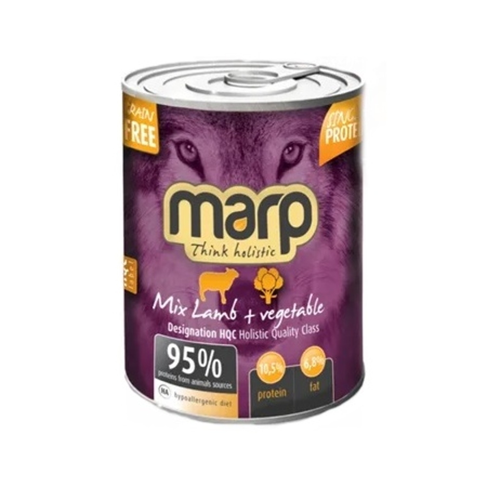 Krmiva a doplňky stravy - Konzerva MARP jehněčí a zelenina 400g