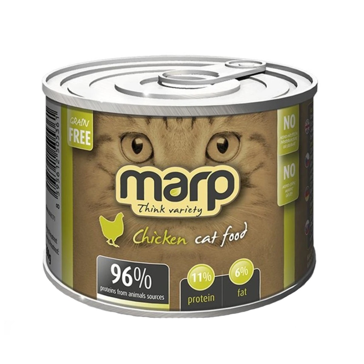 Krmiva a doplňky stravy - Konzerva MARP kuřecí a hovězí 200g