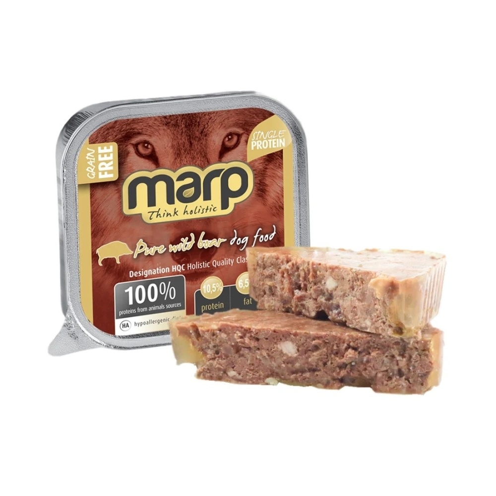 Krmiva a doplňky stravy - Konzerva vanička MARP divočák 100g