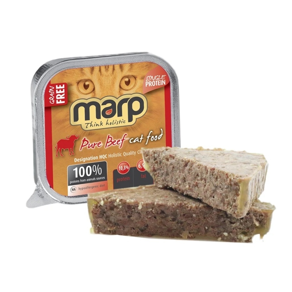 Krmiva a doplňky stravy - Konzerva vanička MARP hovězí 100g