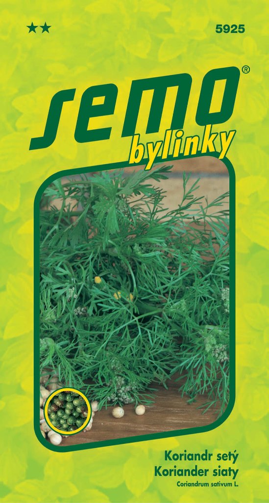 Osivo bylinek - Koriandr Hrubčický/Aroma