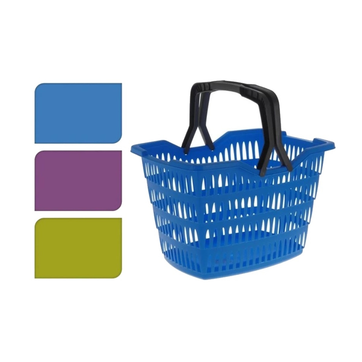 Koše - Koš nákupní plastový WILLY mix