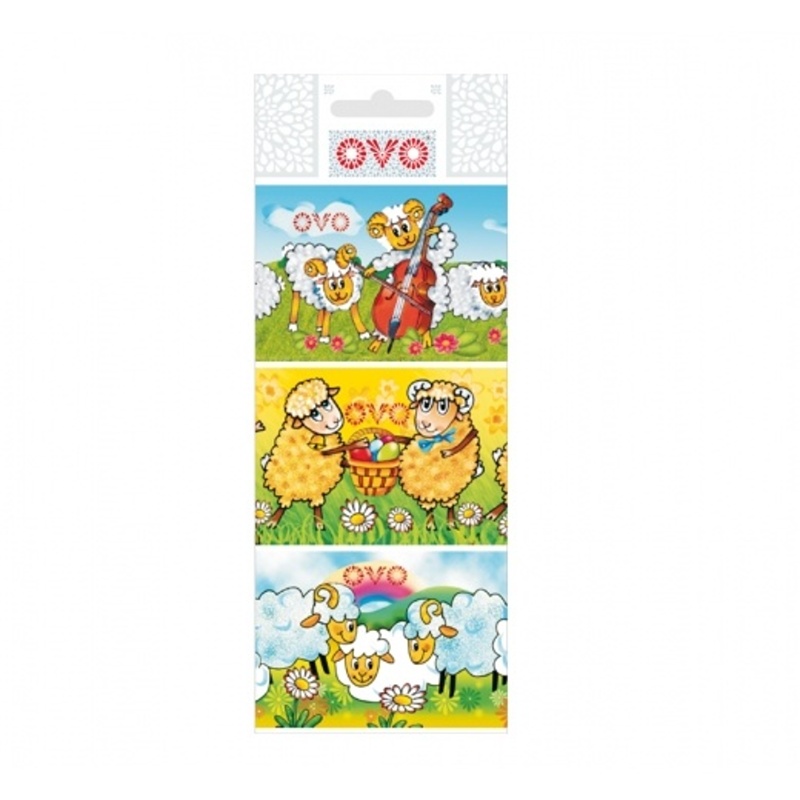 Velikonoce - Košilka smršťovací na vajíčka beránci OVO