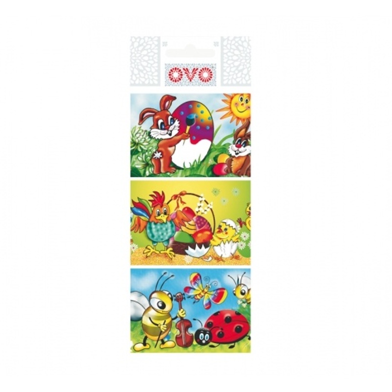 Velikonoce - Košilka smršťovací na vajíčka moderní OVO