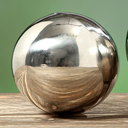 Designové doplňky - Koule dekorační GALAXY nerez 9cm