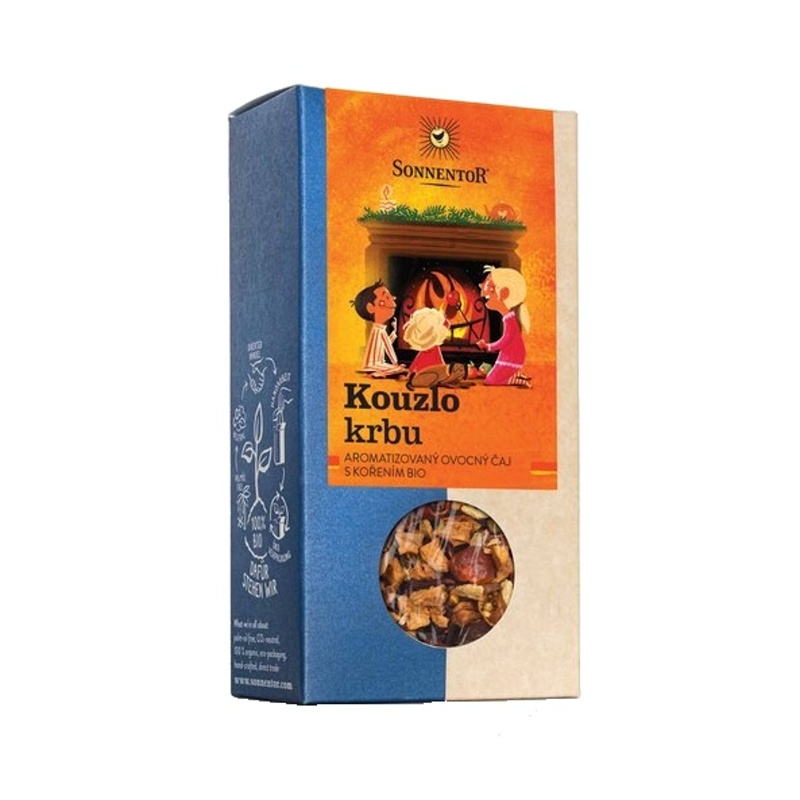Nápoje - Kouzlo krbu - ovocný sypaný čaj BIO 100g Sonnentor