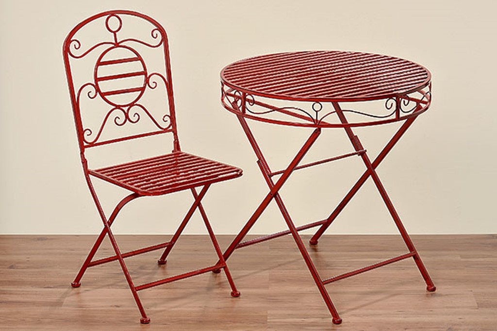 Zahrada - Kovový stůl kulatý CAPRI