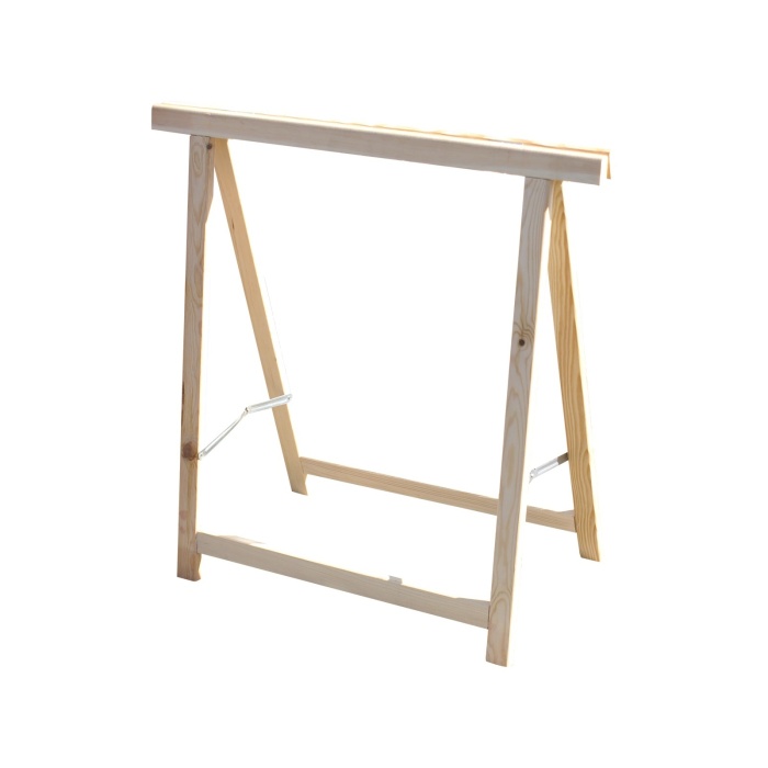 Hobby dílna - Koza opěrná skládací dřevo přírodní 75cm