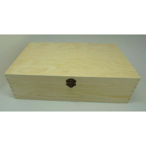 Tašky - Krabice na víno 2 lahve dřevo přírodní 35cm