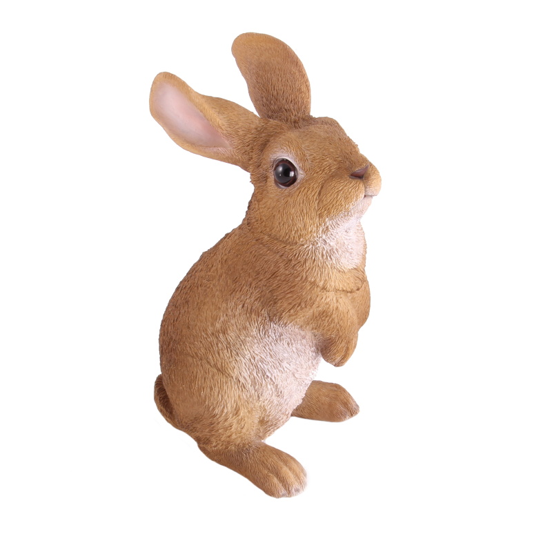 Králík mládě stojící polyresinovýmix 25cm-0
