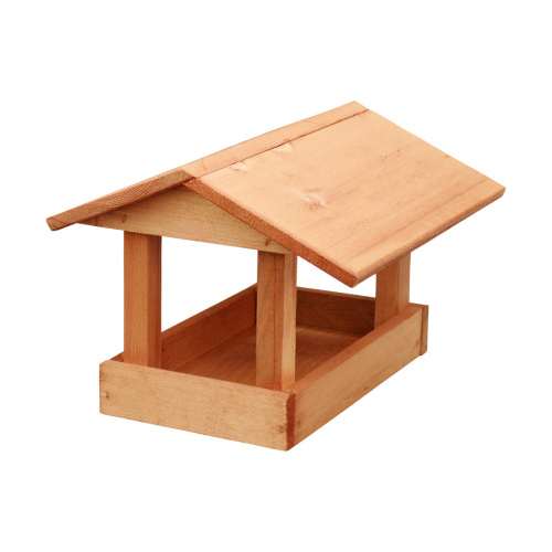 Krmítka, budky, domečky - Krmítko dřevěné hnědá 30cm