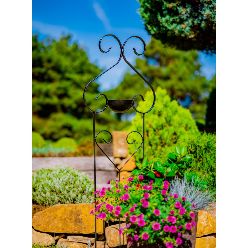 Krmítko/pítko MALVIN kovové černé 164cm-0