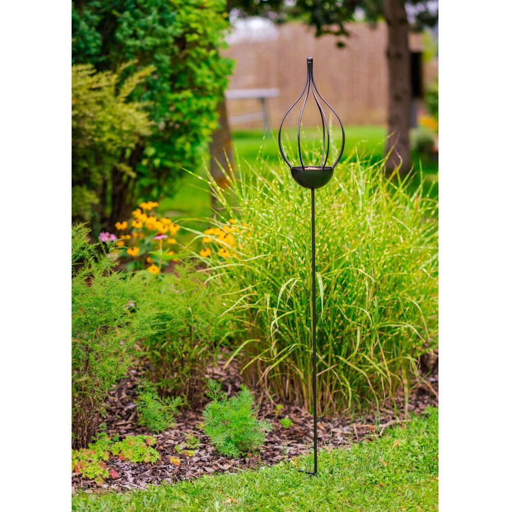 Krmítko/pítko VILMOS kovové černé 170cm-0