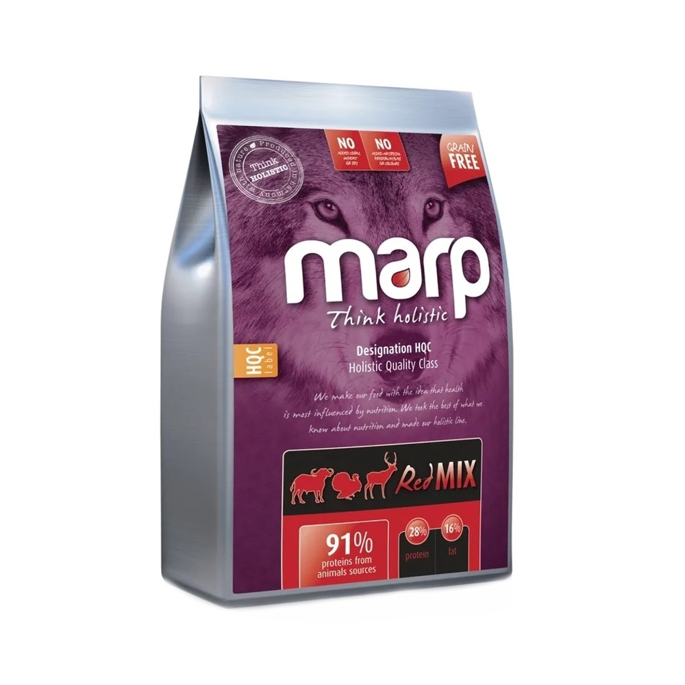 Krmiva a doplňky stravy - Krmivo MARP Red mix hovězí, krůtí a zvěřina 2kg