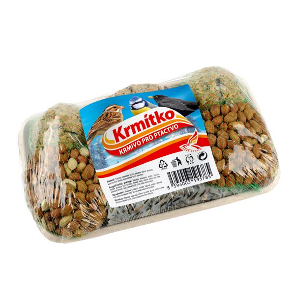 Krmítka, budky, domečky - Krmivo pro ptactvo mix 7ks KRMÍTKO