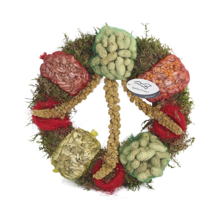 Krmítka, budky, domečky - Krmný věnec pro ptactvo 25cm