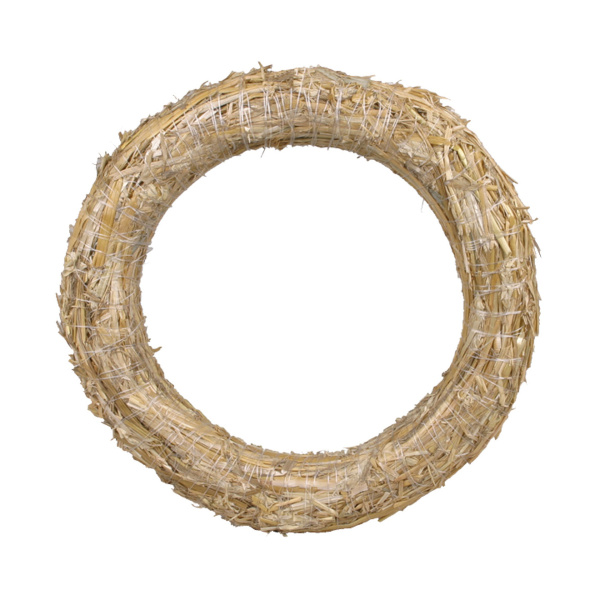Podklady, aranžérské hmoty - Kroužek slaměný 15cm