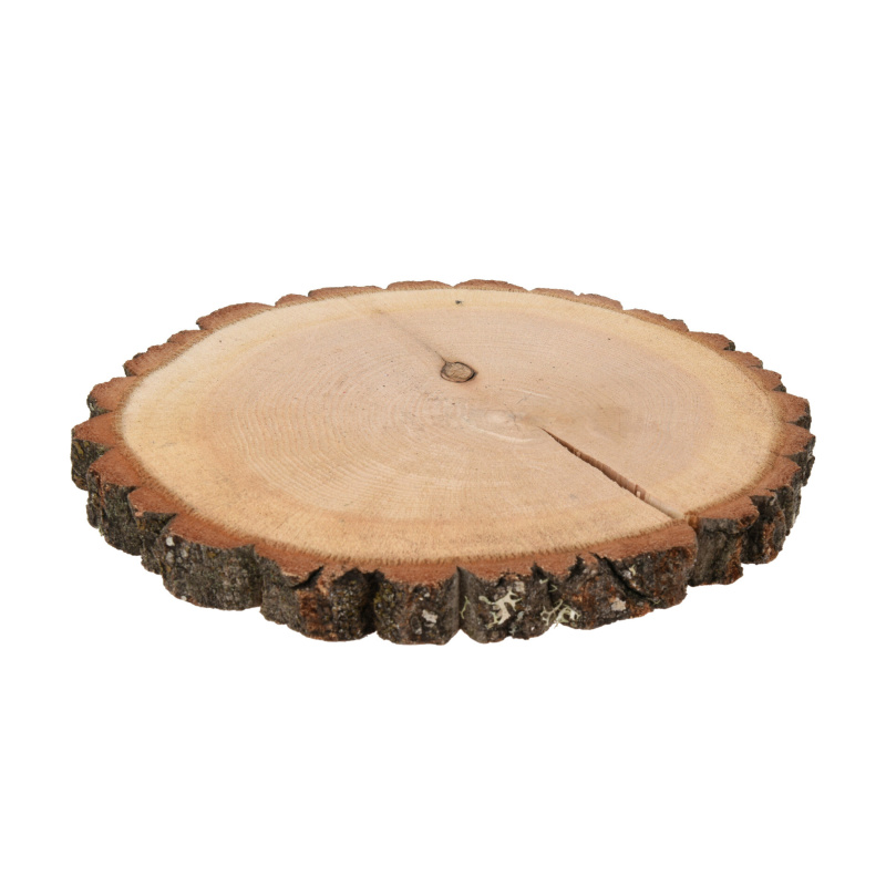 podklady a kulatiny - Kulatina dřevěný plátek dubový 23-28cm