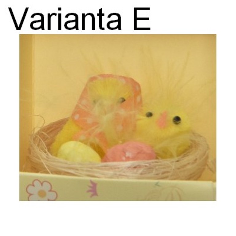 Kuře v hnízdě žinylka mix 5cm-4