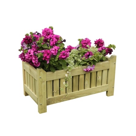 Zahrada - Květináč AOSTA dřevo vč. Agrotextilie 75cm